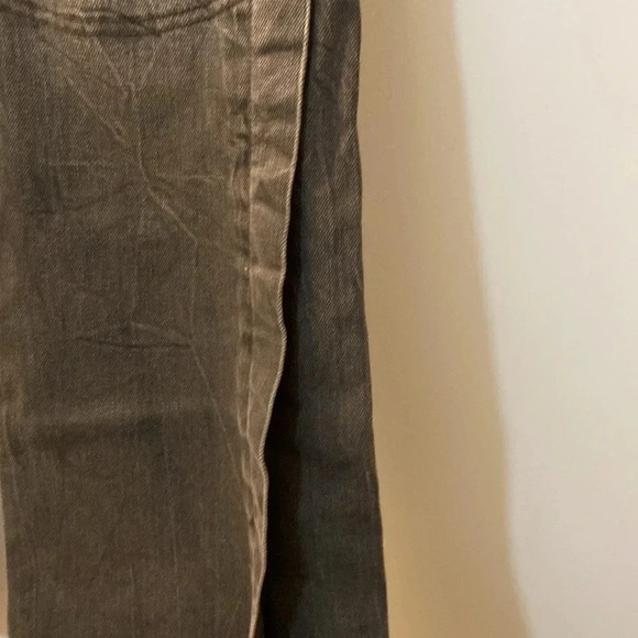 We the Free People Vector Moto Mid Rise Flare Jeans SZ 27 Stonewashed Black - Picture 9 of 9